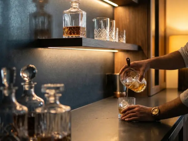 Absolute Black Wet Bar