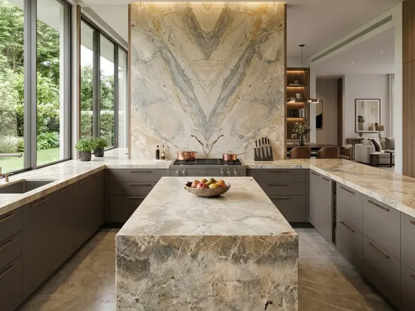 Aurora Blue Kitchen