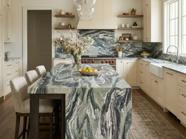 Cipollino Ondulato Kitchen