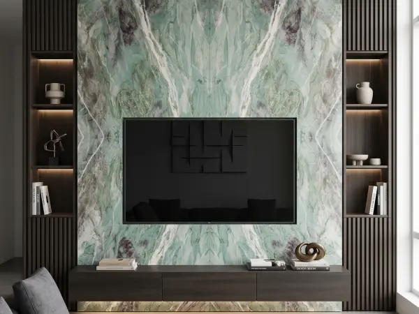 Diamante Verde Accent Wall