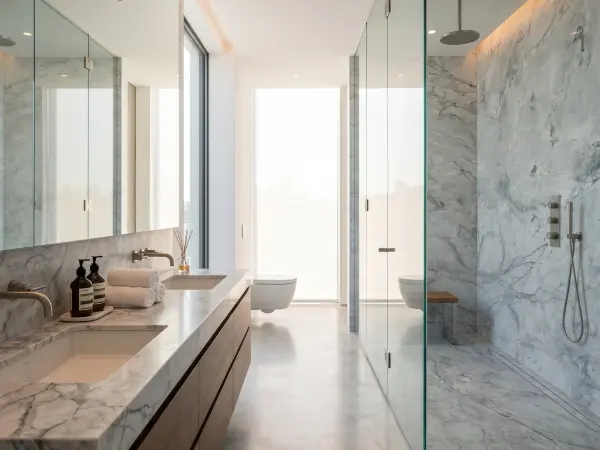 Super White Bathroom