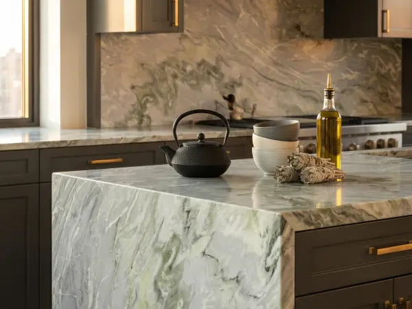 Verde Ondulato Kitchen
