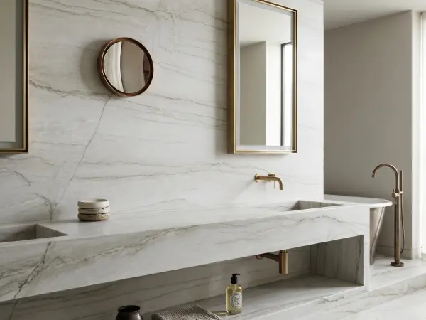 White Macaubas Bathroom