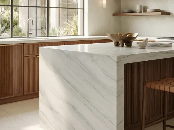 White Macaubas Kitchen