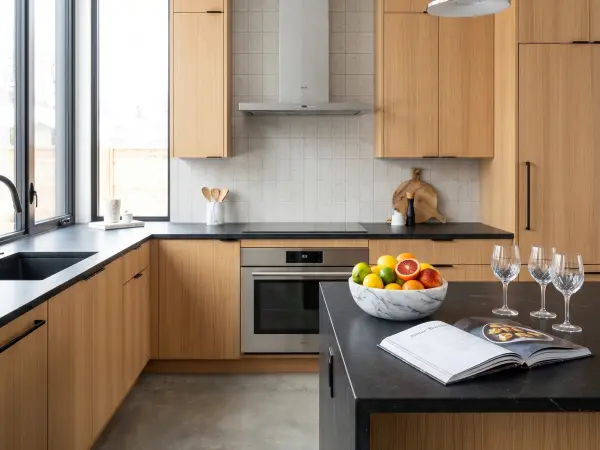 Ebony/Negresco Modern Kitchen