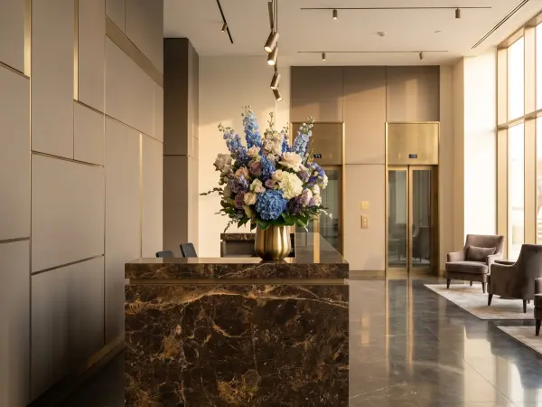 Emperador Dark Lobby / Building
