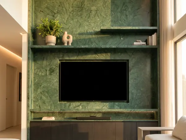 Empress Green TV Wall