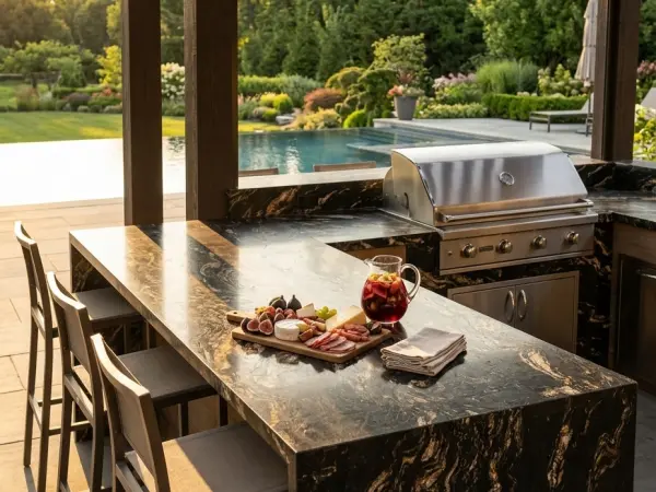 Titanium Gold  Outdoor Bar / BBQ