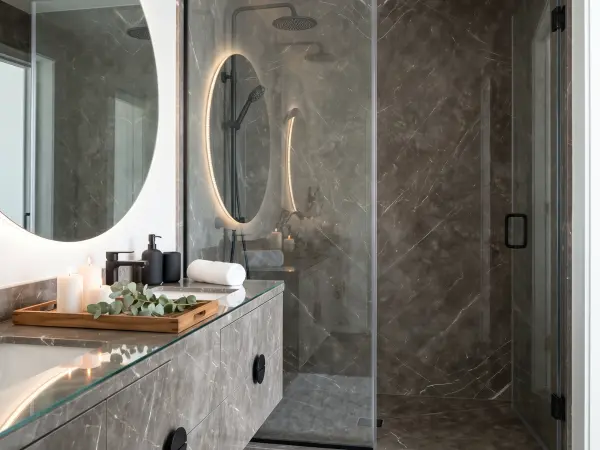 Grigio Collemandina Modern Bathroom