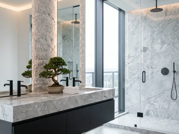 Grigio Versilia Modern Bathroom