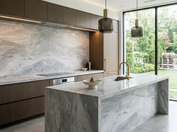 Bardiglio Nuvolato Light Kitchen