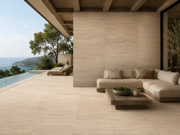 Roman Travertine Floor