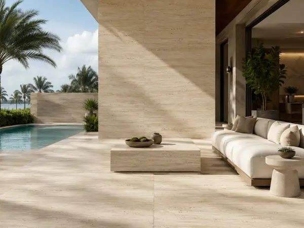 Roman Travertine Light Floor