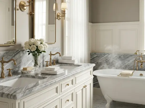 Bardiglio Nuvolato Bathroom
