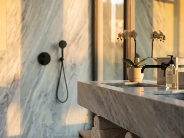 Iceberg Blue Modern Bathroom