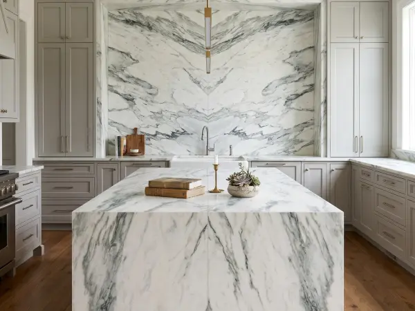 Mountain White Danby Transitional Kitchen