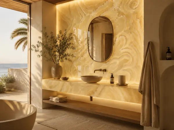 Honey Onyx Bathroom