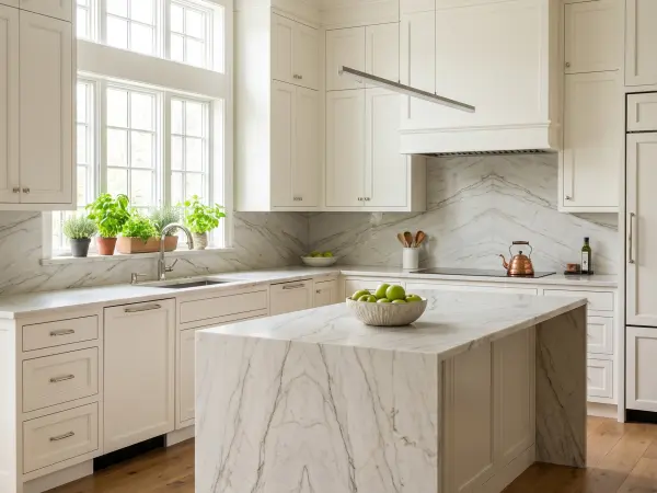 Sea Pearl Transitional Kitchen