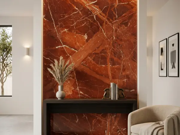 Rosso Fantastico Accent Wall