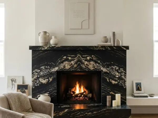 Portoro Fireplace