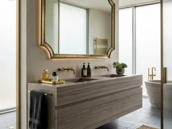 Athens Gray Bathroom