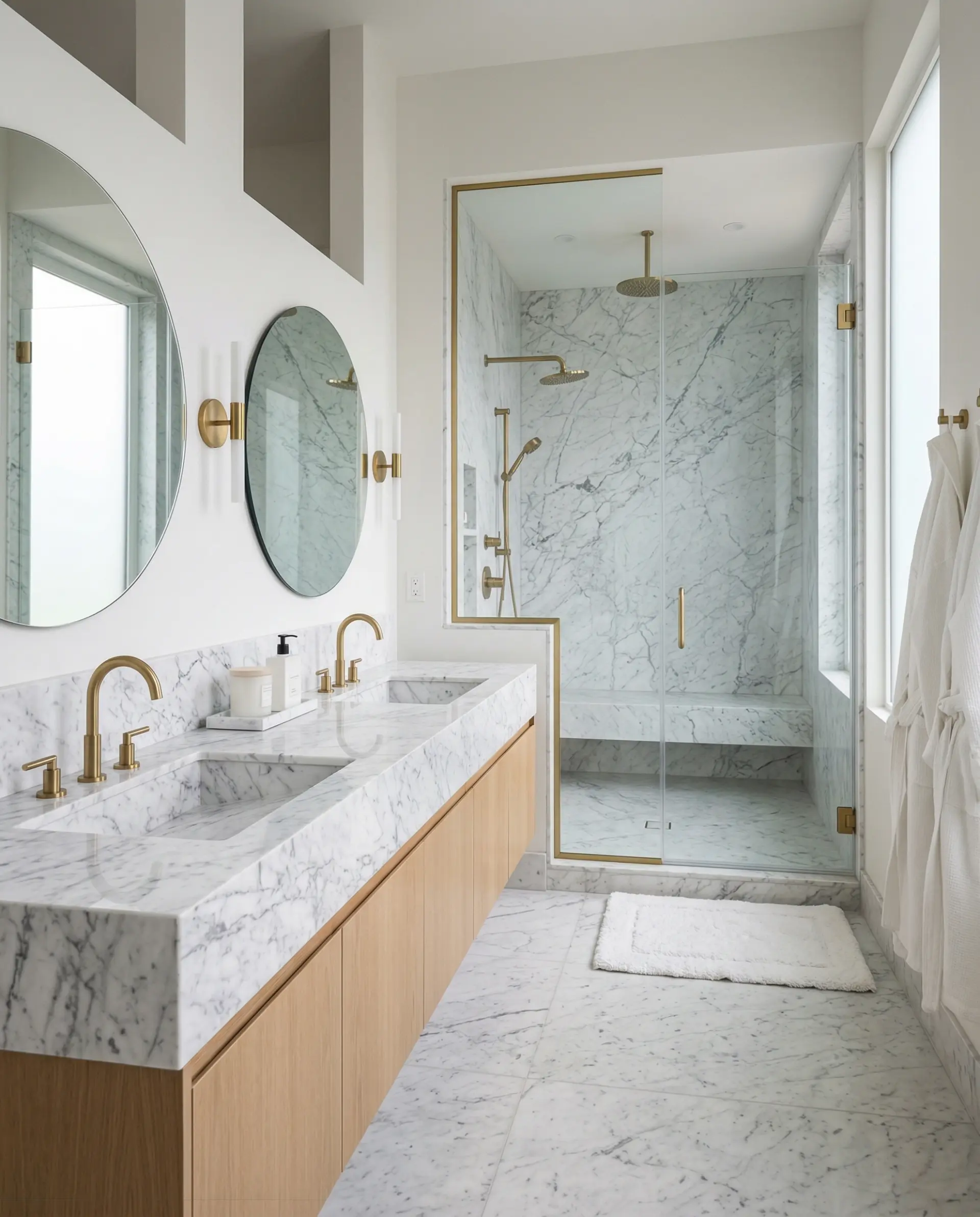 Bianco Carrara slab