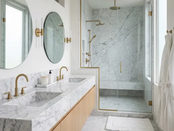 Bianco Carrara  Bathroom