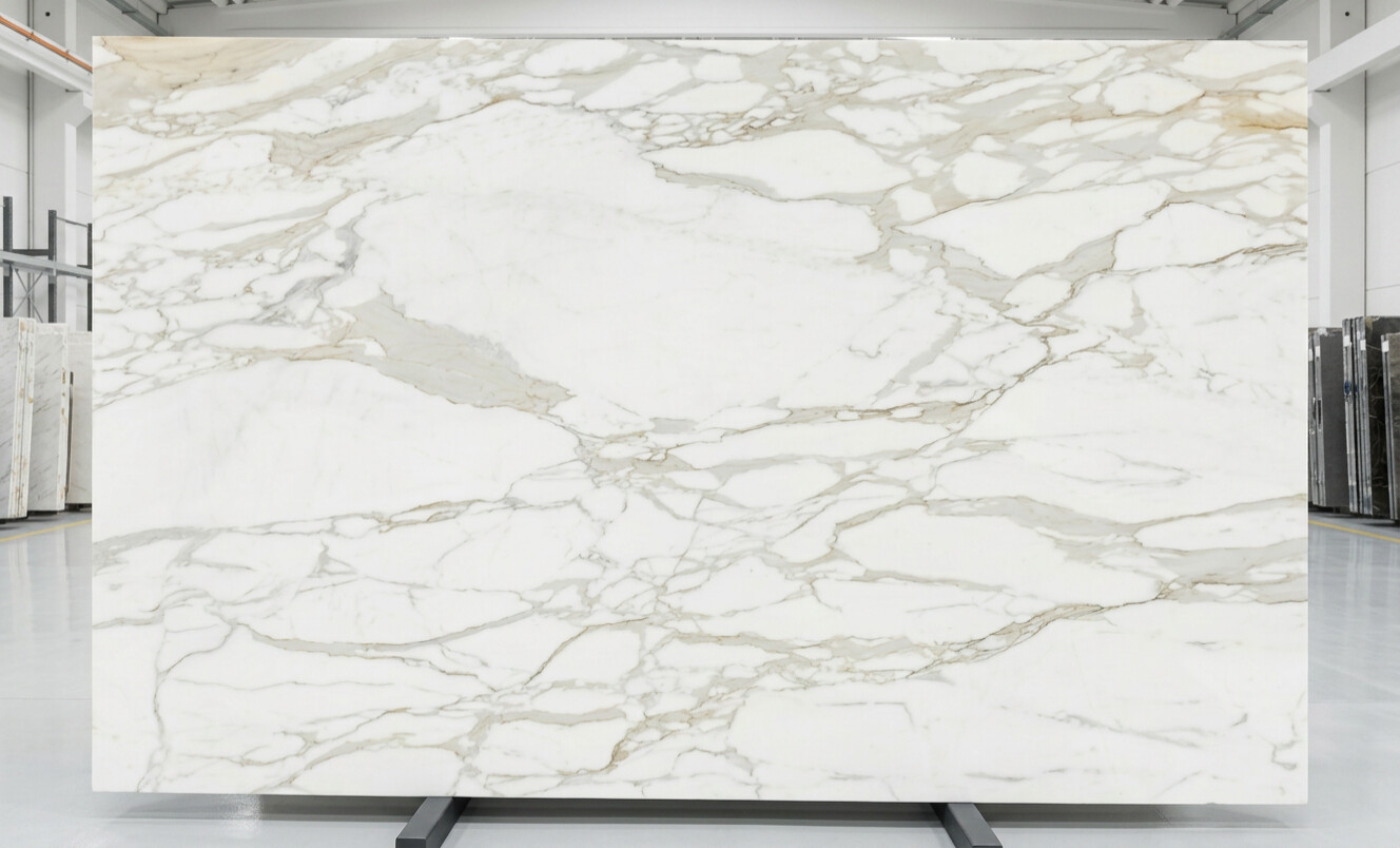 Calacatta Gold Marble slab at Modul Marble