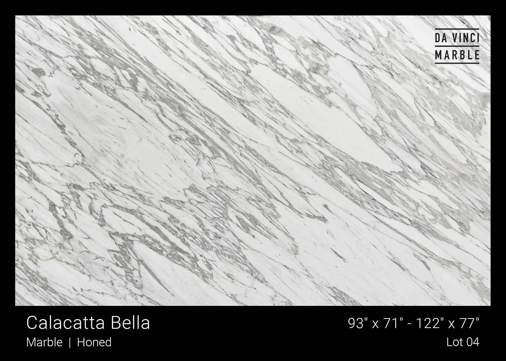 Calacatta Bella Honed 3/4
