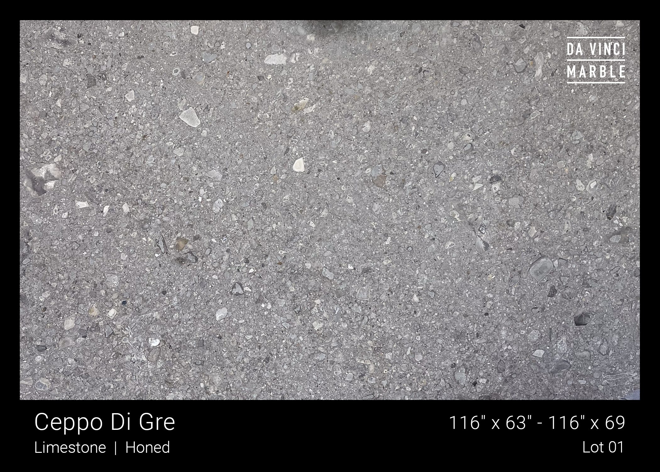 Ceppo Di Gre Filled W/ Cement & Honed 3/4