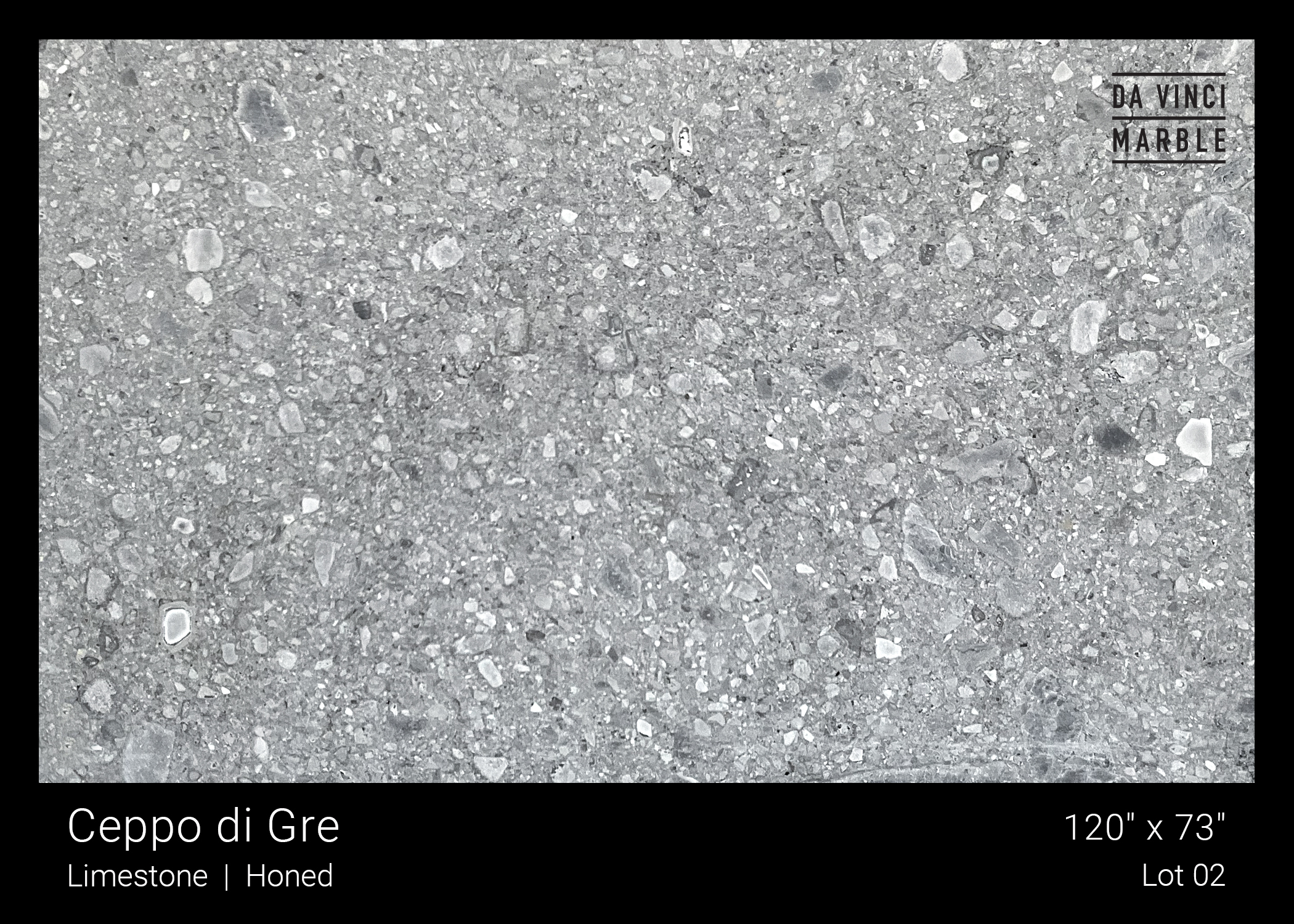 Ceppo Di Gre Filled W/ Cement & Honed 3/4