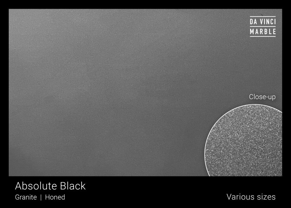 Absolute Black Premium Honed 2Cm Slab