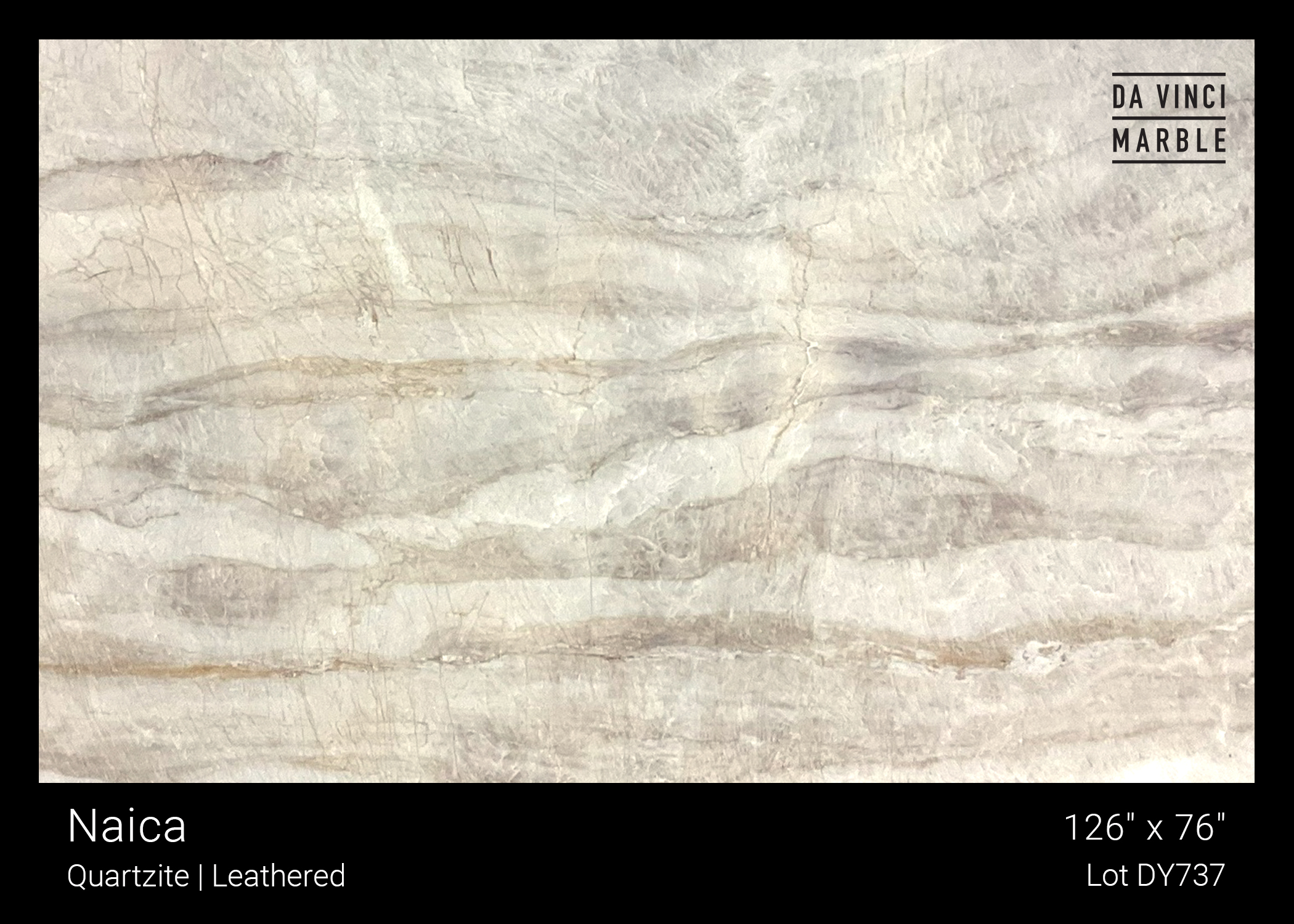 Naica Quartzite Leather 3/4