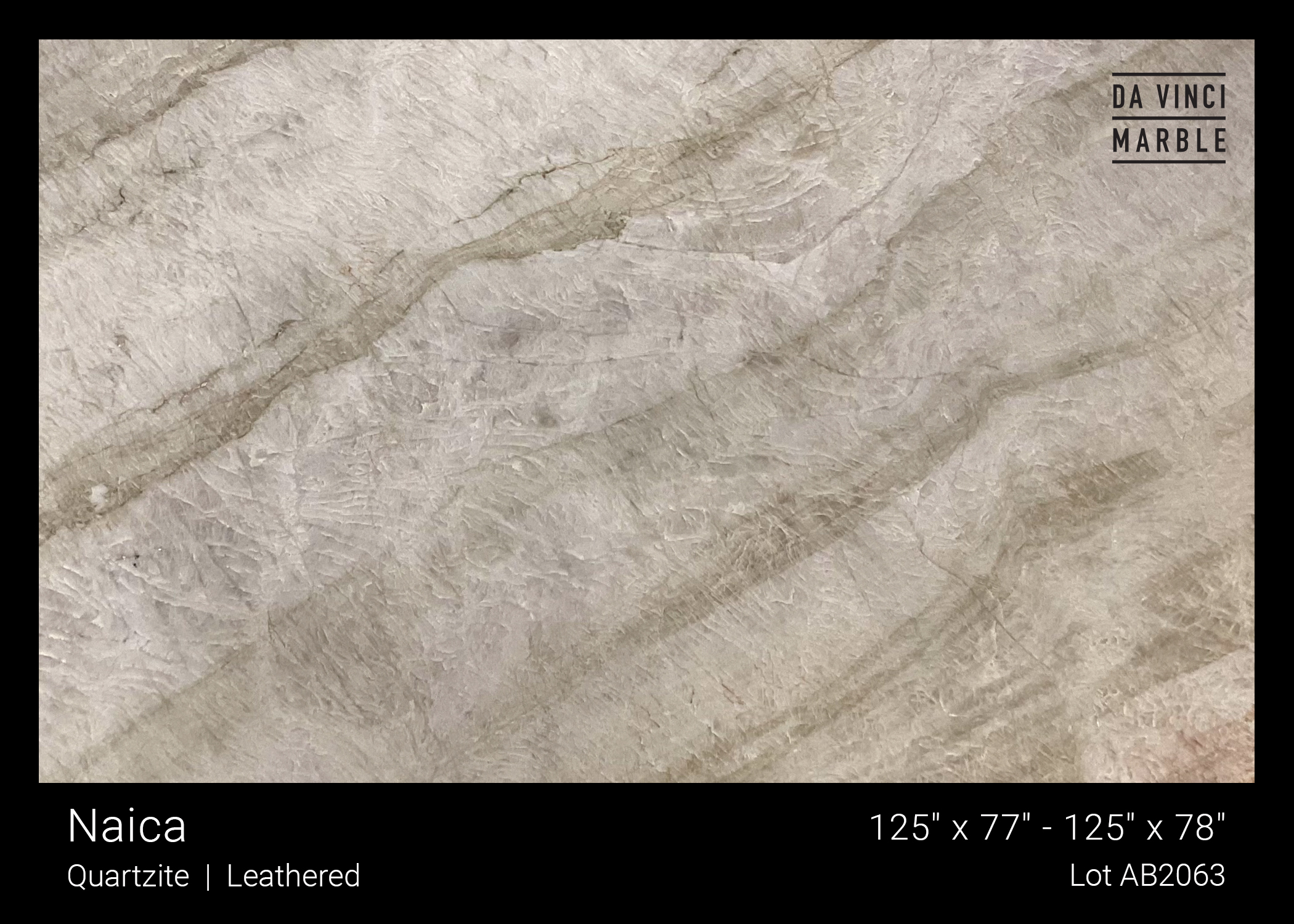 Naica Quartzite Leather 3/4