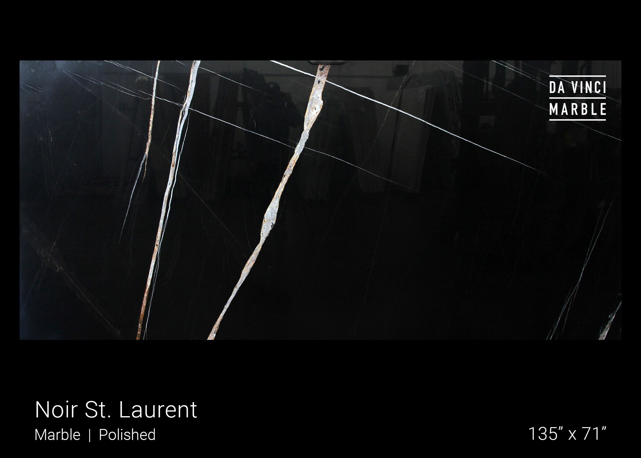 Noir St. Laurent Polished Finish 3/4