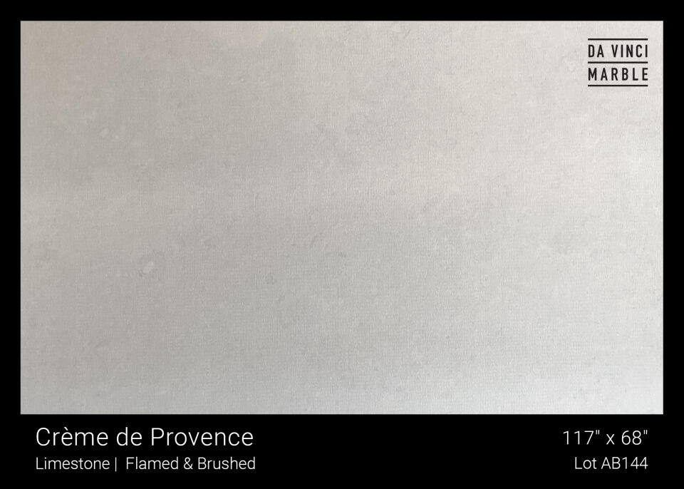 Creme Du Provence Flamed & Brushed 2Cm Slab