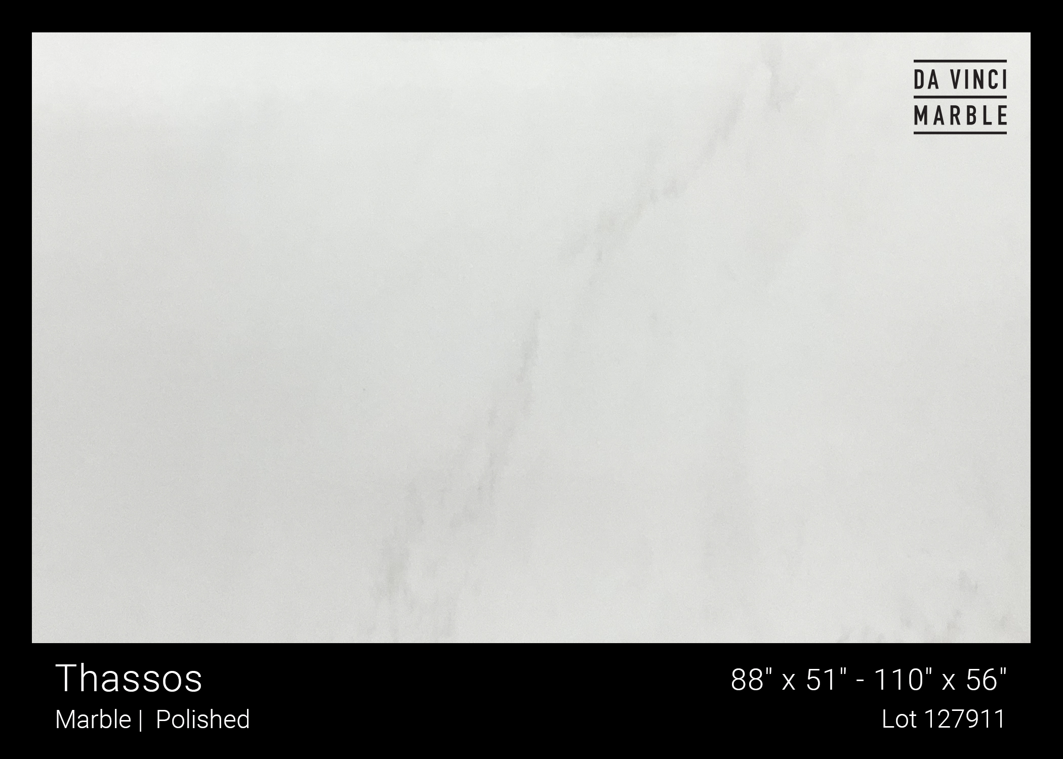 Thassos Polished 3/4