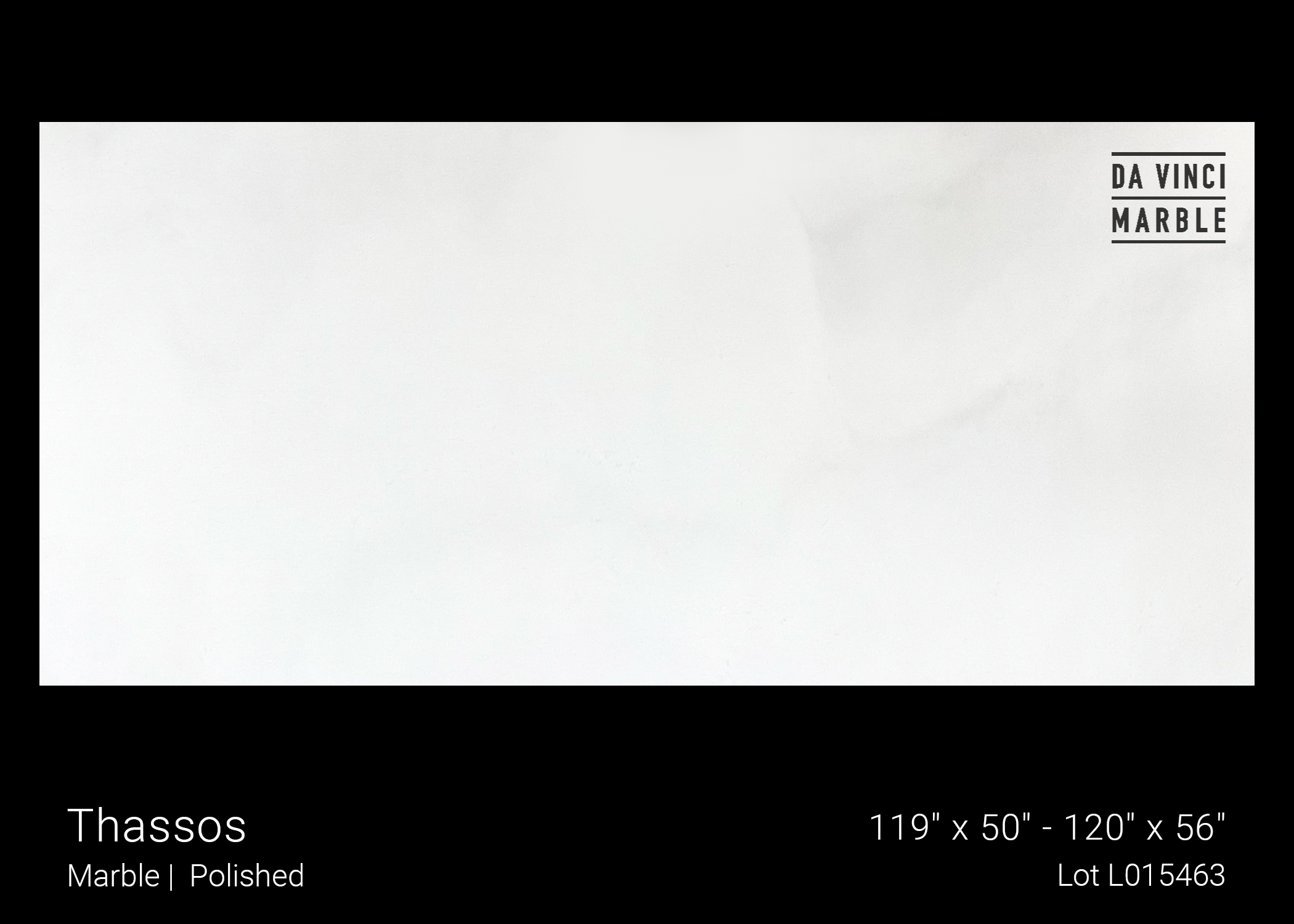 Thassos Polished 3/4