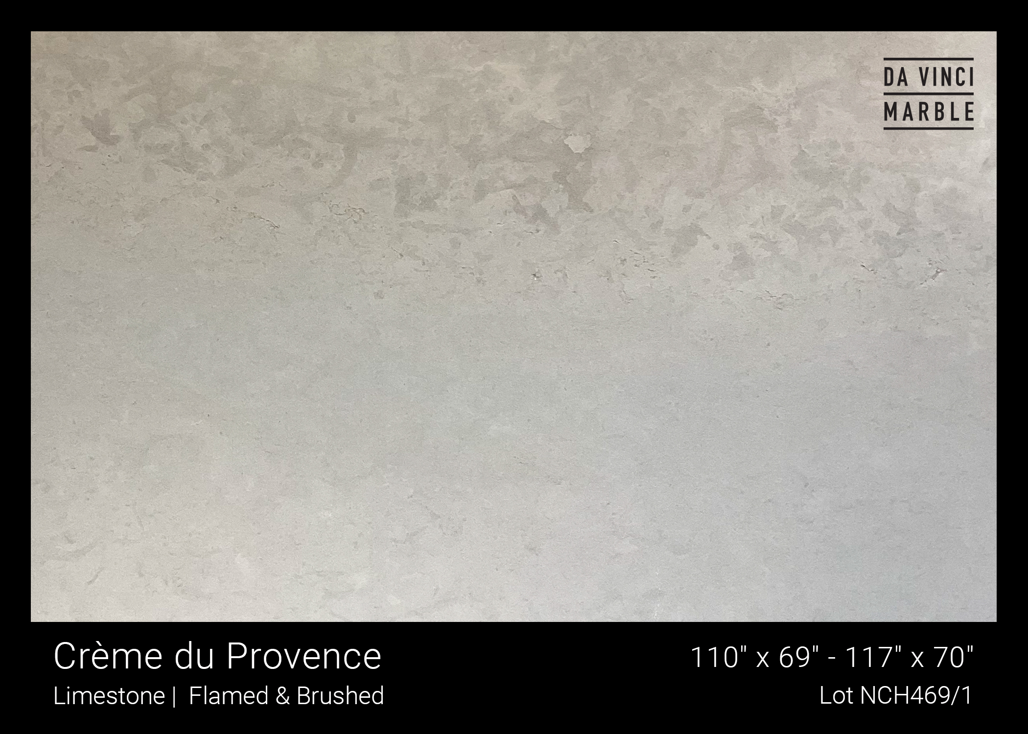 Creme Du Provence Flamed & Brushed 3/4