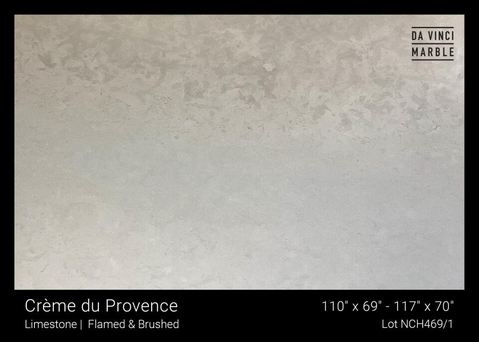 Creme Du Provence Flamed & Brushed 2Cm Slab